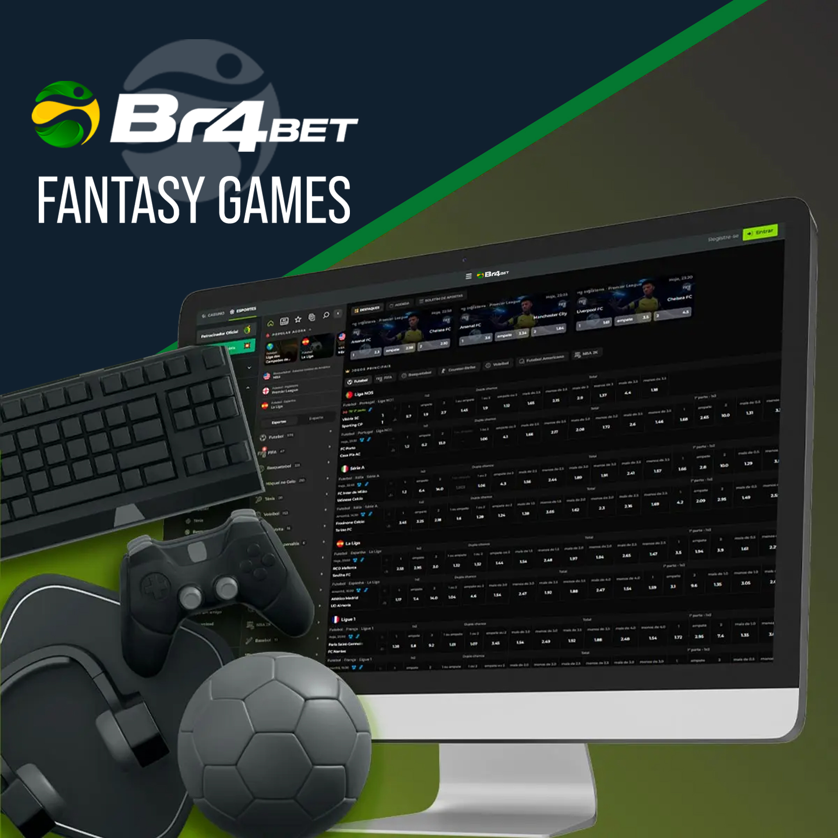 Os jogos do gênero Fantasy Sport BR4BET